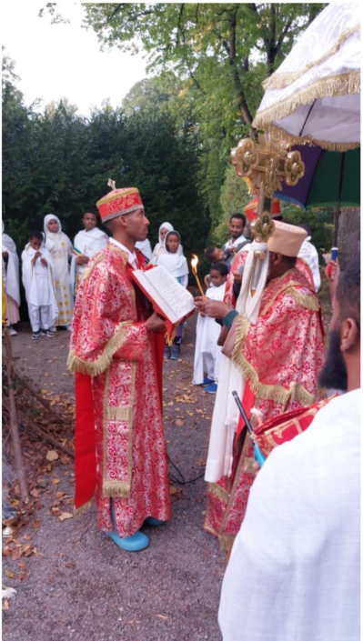 በሉንድ ደብረ ምጥማቅ ቅድስት ማርያም ቤተክርስቲያን የመስቀል ደምራ በዓል