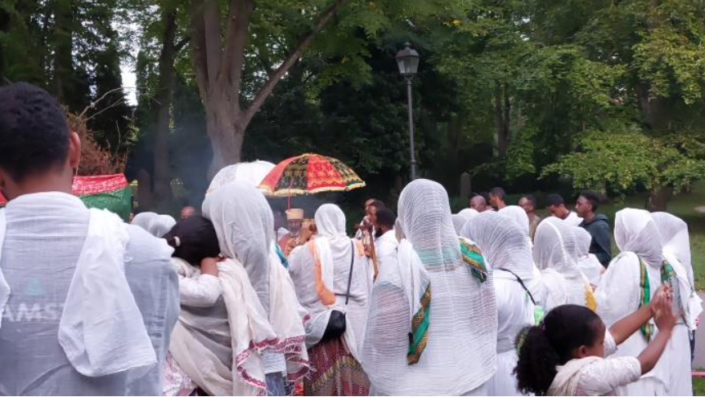 በሉንድ ደብረ ምጥማቅ ቅድስት ማርያም ቤተክርስቲያን የመስቀል ደምራ በዓል