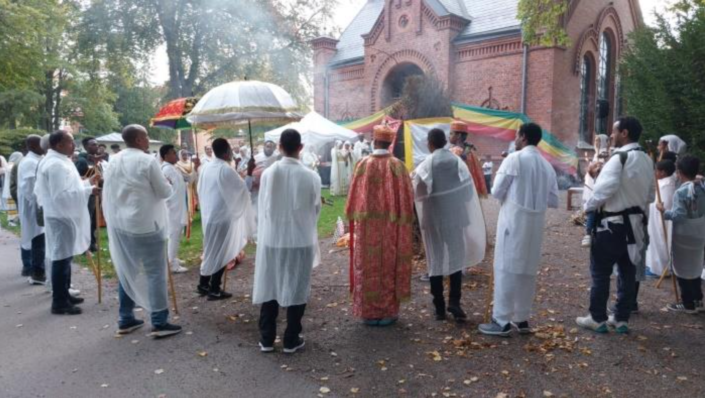 በሉንድ ደብረ ምጥማቅ ቅድስት ማርያም ቤተክርስቲያን የመስቀል ደምራ በዓል
